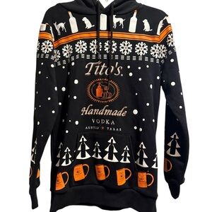 EUC Tito's Handmade Vodka Black Hoodie